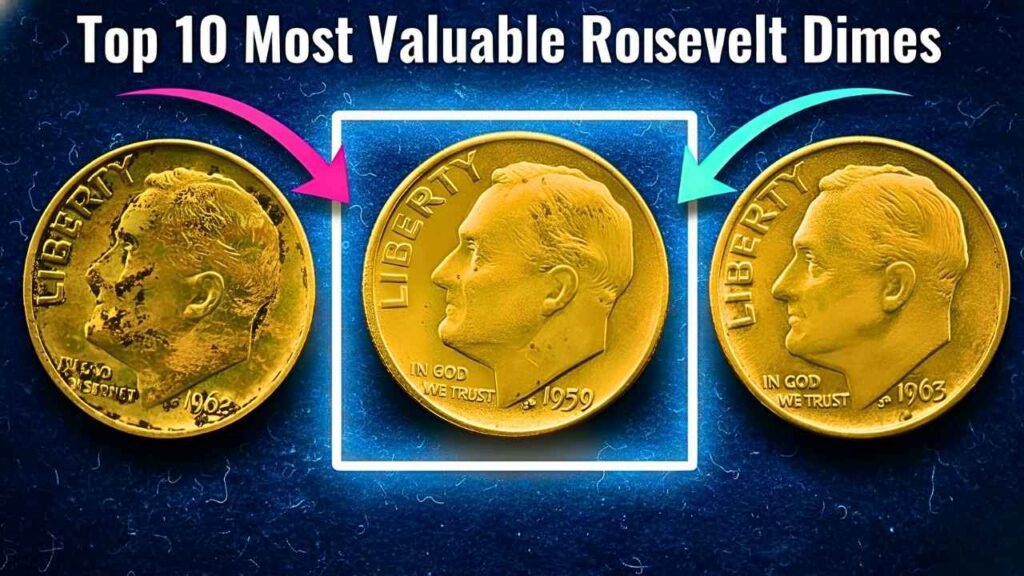Top 10 Most Valuable Roosevelt Dimes (1973–2021): Rare Coins You Need to Know