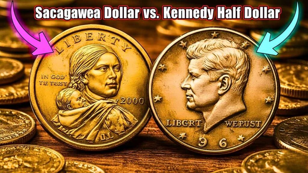 Sacagawea Dollar vs. Kennedy Half Dollar: How to Choose the Right Coin
