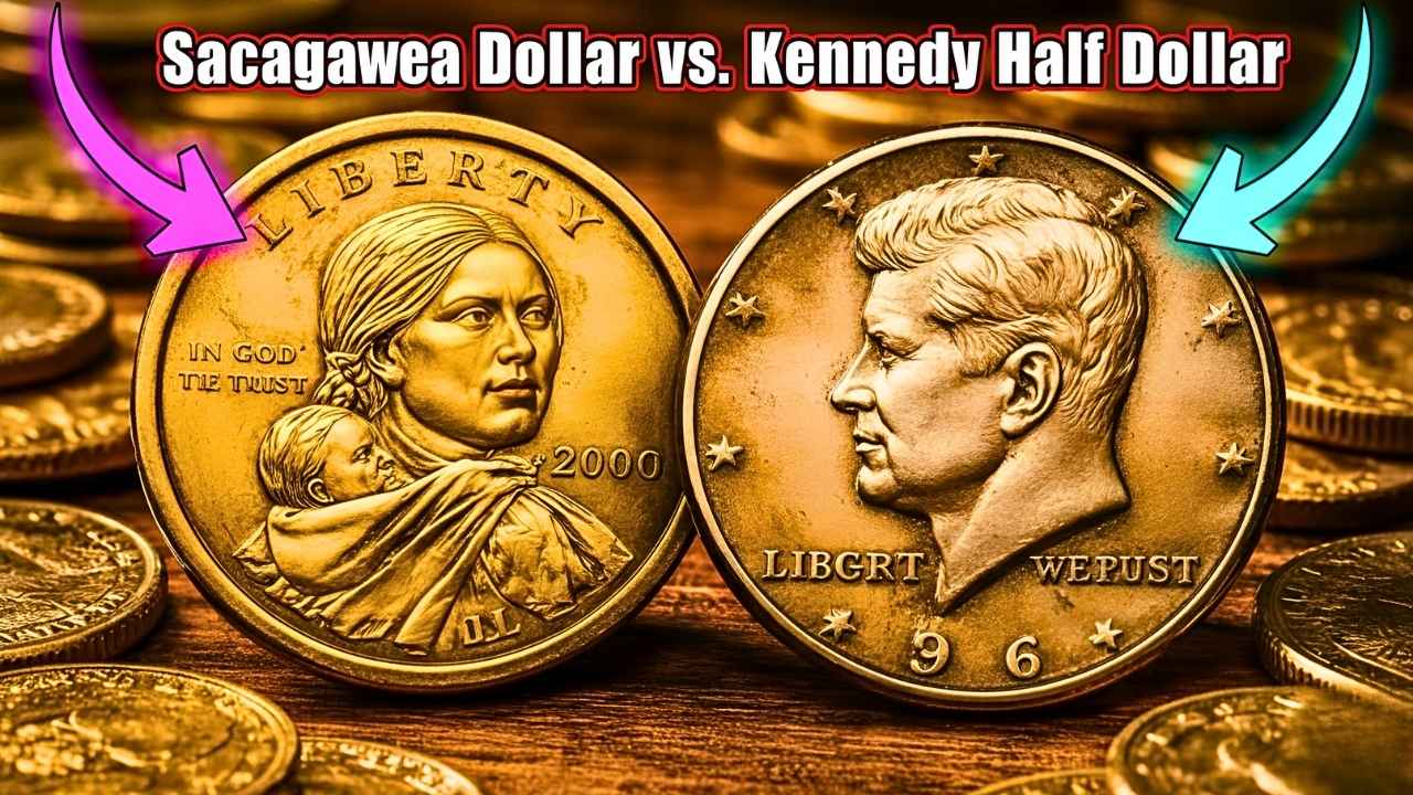 Sacagawea Dollar vs. Kennedy Half Dollar: How to Choose the Right Coin