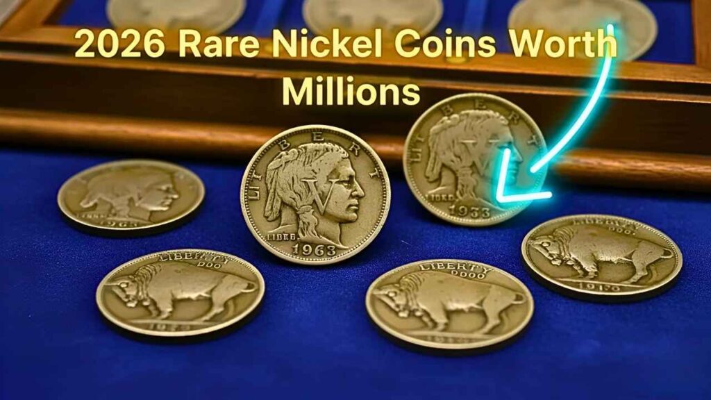 2026 Rare Nickel Coins Worth Millions – Top 5 Most Valuable U.S. Nickels