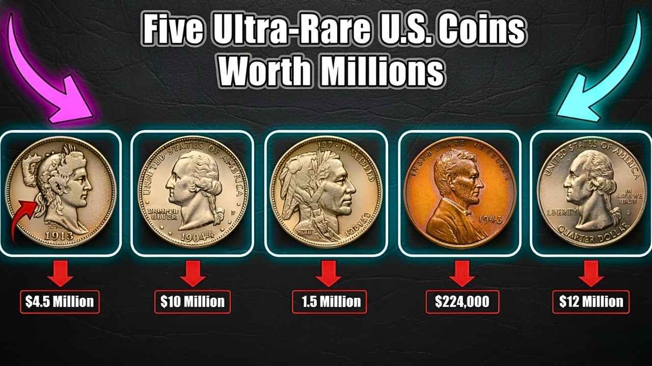 Five Ultra-Rare U.S. Coins Worth Millions: Roosevelt Dimes Collectors Should Watch